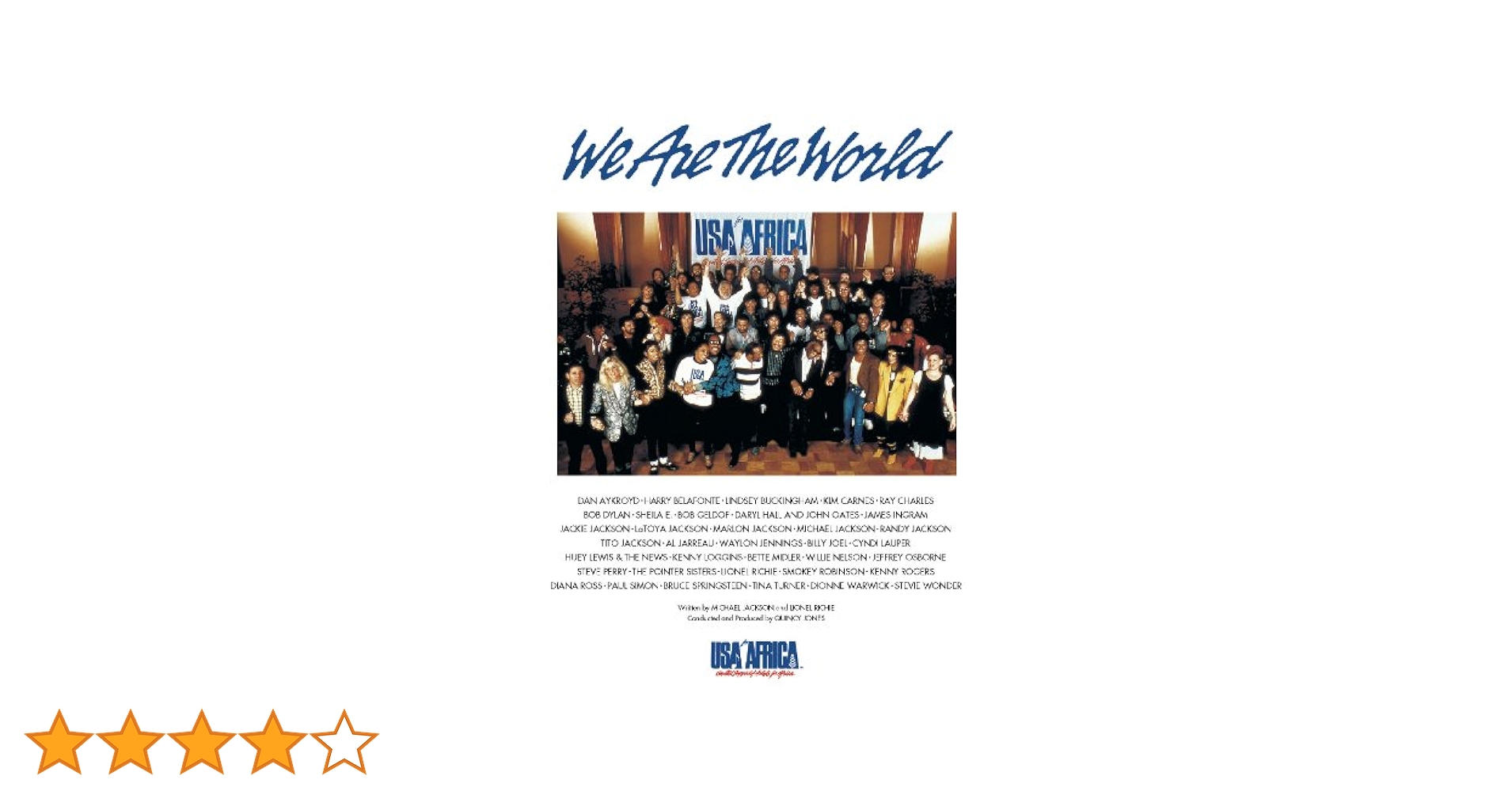 (未使用･未開封品)　ウイ・アー・ザ・ワールド [DVD] p1m72rm Amazon.co.jp: We Are The World DVD+CD (30周年記念ステッカー